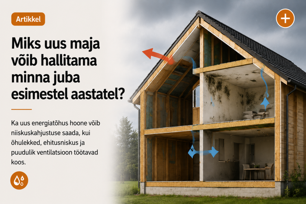 Miks uus maja võib hallitama minna juba esimestel aastatel?
